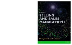 Selling and Sales Management 10th edn Selling and Sales Management 10th edn