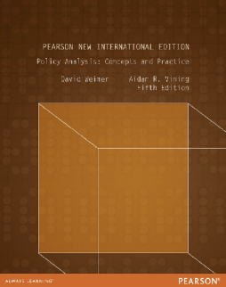 Policy Analysis: Pearson New International Edition Policy Analysis: Pearson New International Edition