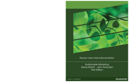 Sustainable Marketing: Pearson New International Edition Sustainable Marketing: Pearson New International Edition