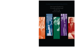 Gaining and Sustaining Competitive Advantage: Pearson New International Edition Gaining and Sustaining Competitive Advantage: Pearson New International Edition