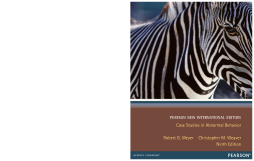 Case Studies in Abnormal Behavior: Pearson New International Edition Case Studies in Abnormal Behavior: Pearson New International Edition