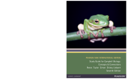 Study Guide for Campbell Biology: Pearson New International Edition Study Guide for Campbell Biology: Pearson New International Edition