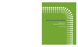 Fundamentals of Engineering Electromagnetics: Pearson New International Edition Fundamentals of Engineering Electromagnetics: Pearson New International Edition