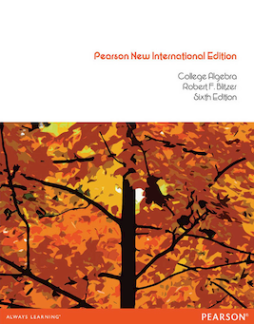 College Algebra: Pearson New International Edition College Algebra: Pearson New International Edition