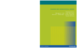 Trigonometry: Pearson New International Edition Trigonometry: Pearson New International Edition