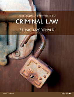 Text, Cases and Materials on Criminal Law Text, Cases and Materials on Criminal Law