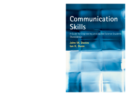 Communication Skills Communication Skills