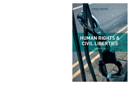 Human Rights and Civil Liberties Human Rights and Civil Liberties
