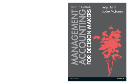 Management Accounting for Decision Makers Management Accounting for Decision Makers