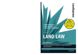 Law Express: Land Law Law Express: Land Law