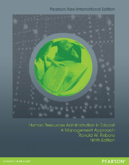 Human Resources Administration in Education: Pearson New International Edition Human Resources Administration in Education: Pearson New International Edition
