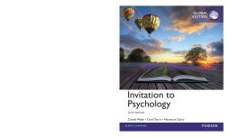 Invitation to Psychology, Global Edition Invitation to Psychology, Global Edition