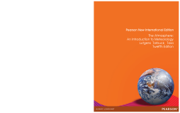 The Atmosphere: Pearson New International Edition The Atmosphere: Pearson New International Edition