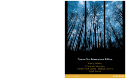 Family Therapy: Pearson New International Edition Family Therapy: Pearson New International Edition