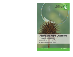 Asking the Right Questions, Global Edition Asking the Right Questions, Global Edition