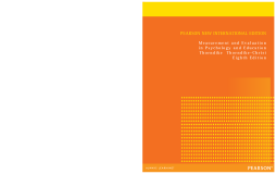 Measurement and Evaluation in Psychology and Education: Pearson New International Edition Measurement and Evaluation in Psychology and Education: Pearson New International Edition