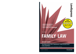 Law Express: Family Law (Revision Guide) Law Express: Family Law (Revision Guide)