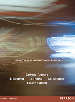 College Algebra: Pearson New International Edition College Algebra: Pearson New International Edition
