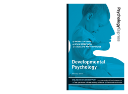 Psychology Express: Developmental Psychology (Undergraduate Revision Guide)