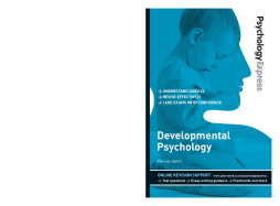 Psychology Express: Developmental Psychology (Undergraduate Revision Guide) Psychology Express: Developmental Psychology (Undergraduate Revision Guide)