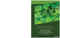 Instruction of Students with Severe Disabilities: Pearson New International Edition Instruction of Students with Severe Disabilities: Pearson New International Edition