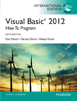 Visual Basic 2012 How to Program, International Edition Visual Basic 2012 How to Program, International Edition