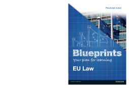 Blueprints: EU Law Blueprints: EU Law