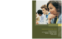 Exceptional Learners: Pearson New International Edition Exceptional Learners: Pearson New International Edition