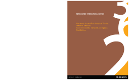 Mastering Modern Psychological Testing: Pearson New International Edition Mastering Modern Psychological Testing: Pearson New International Edition