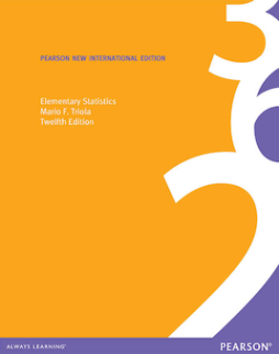 Elementary Statistics: Pearson New International Edition