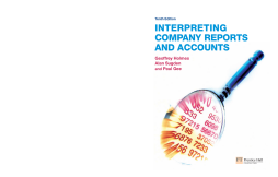 Interpreting Company Reports Interpreting Company Reports