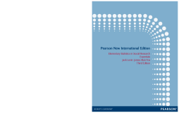 Elementary Statistics in Social Research: Pearson New International Edition Elementary Statistics in Social Research: Pearson New International Edition