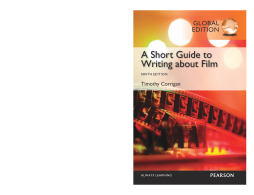 Short Guide to Writing about Film, Global Edition