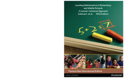 Learning Mathematics in Elementary and Middle Schools: Pearson New International Edition Learning Mathematics in Elementary and Middle Schools: Pearson New International Edition