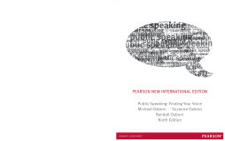 Public Speaking: Pearson New International Edition