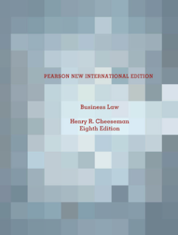 Business Law: Pearson New International Edition Business Law: Pearson New International Edition
