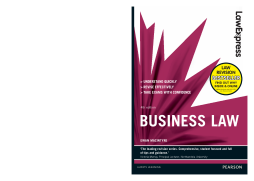 Law Express: Business Law (Revision Guide) Law Express: Business Law (Revision Guide)