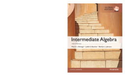 Intermediate Algebra, Global Edition Intermediate Algebra, Global Edition