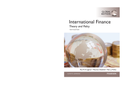International Finance: Theory and Policy, Global Edition International Finance: Theory and Policy, Global Edition