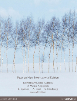 Elementary Linear Algebra: Pearson New International Edition Elementary Linear Algebra: Pearson New International Edition