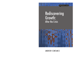 Rediscovering Growth Rediscovering Growth