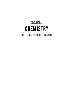 Catch Up Chemistry, second edition Catch Up Chemistry, second edition