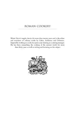 Roman Cookery Roman Cookery