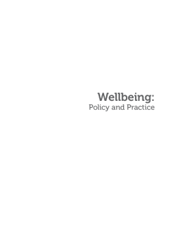 Wellbeing Wellbeing