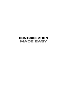 Contraception Made Easy Contraception Made Easy