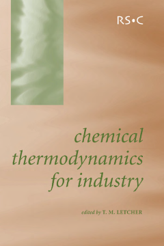 Chemical Thermodynamics for Industry Chemical Thermodynamics for Industry