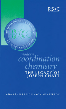 Modern Coordination Chemistry Modern Coordination Chemistry