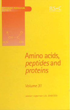 Amino Acids, Peptides and Proteins Amino Acids, Peptides and Proteins