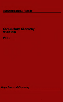 Carbohydrate Chemistry Carbohydrate Chemistry