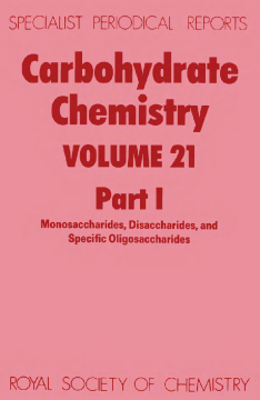 Carbohydrate Chemistry Carbohydrate Chemistry